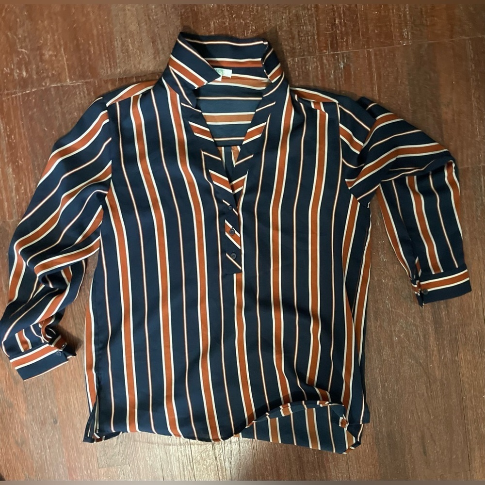 Jade Stripe Top - Medium